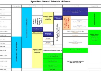 SynodFest Schedule of Events June 6-10 2012 jpg