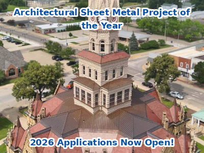Show off Your Work! Architectural Sheet Metal Project of the Year Award
