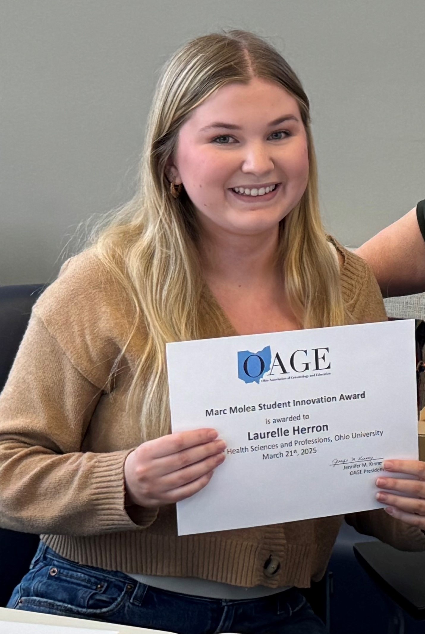 2025 Marc Molea Student Innovation Award Recipient