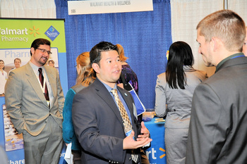 Networking at the capacity-filled Trade Show