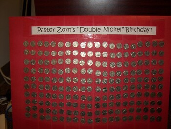 Double Nickle Birthday Sign
